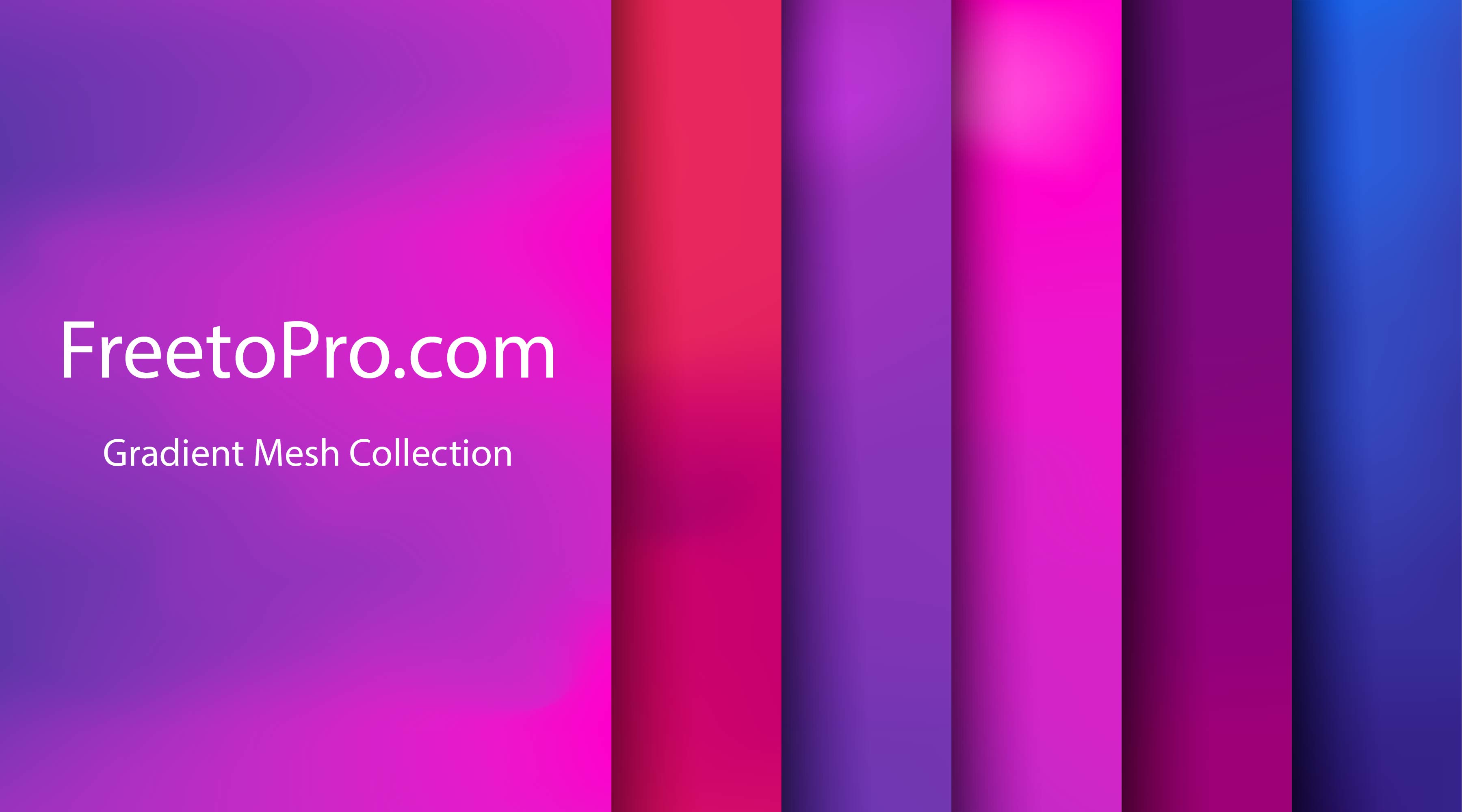 FreetoPro.com Illustrator Gradient Mesh Collection